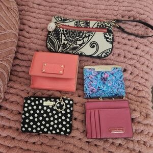 Kate Spade, Lilly Pulitzer Bundle Patterned Wristlet and Wallet Set